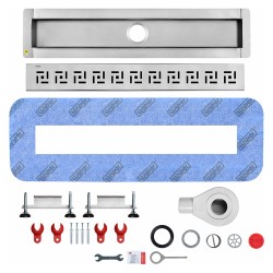 Linear Drain 800 mm Premium Tivano